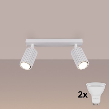 Brilagi - Spot LED CRESTO 2xGU10/10W/230V blanc