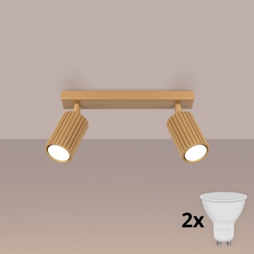 Brilagi - Spot LED CRESTO 2xGU10/10W/230V doré