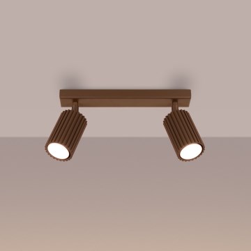 Brilagi - Spot LED CRESTO 2xGU10/10W/230V marron