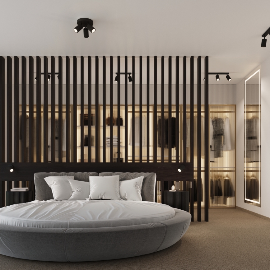 Brilagi - Spot LED CRESTO 2xGU10/10W/230V noir