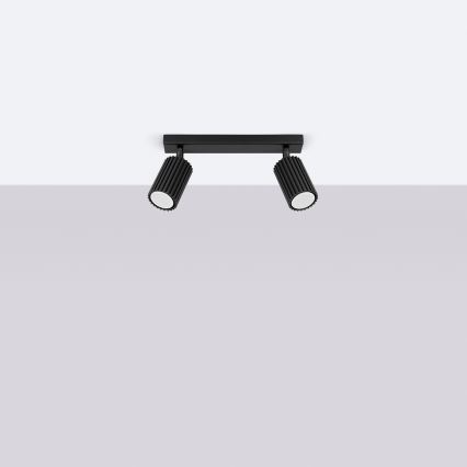 Brilagi - Spot LED CRESTO 2xGU10/10W/230V noir