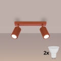 BRILAGI - Spot LED CRESTO 2xGU10/10W/230V orange
