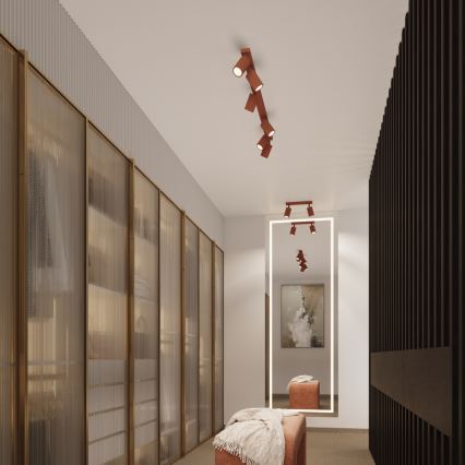 Brilagi - Spot LED CRESTO 2xGU10/10W/230V rouge