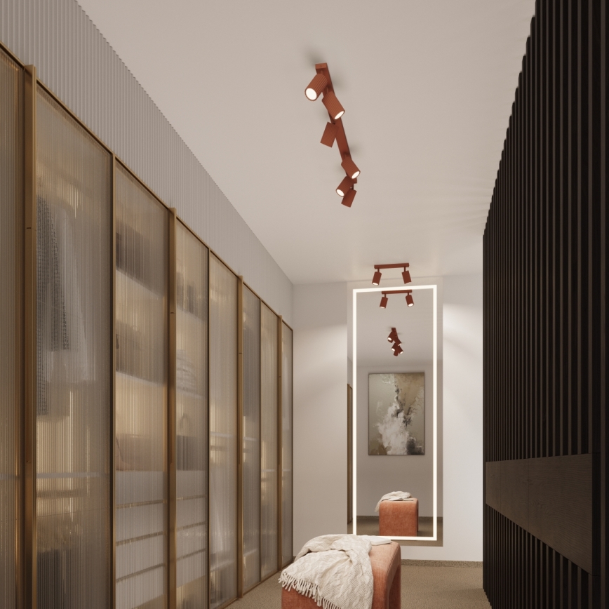 Brilagi - Spot LED CRESTO 2xGU10/10W/230V rouge