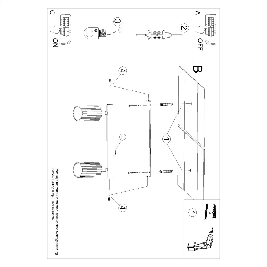 Brilagi - Spot LED CRESTO 2xGU10/10W/230V rouge