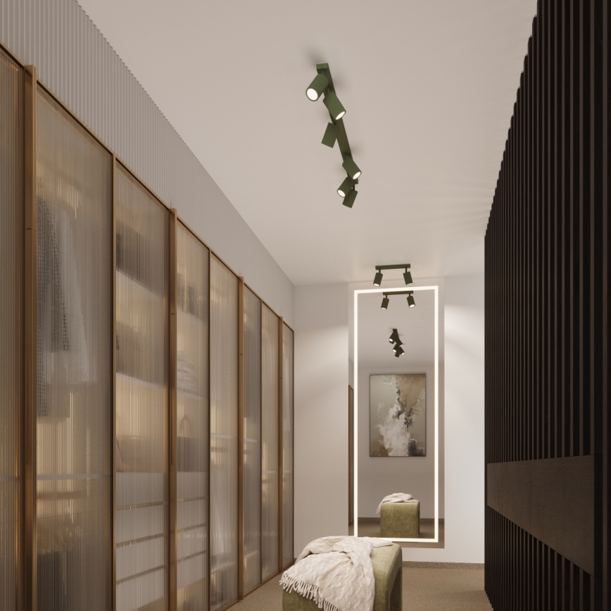 Brilagi - Spot LED CRESTO 2xGU10/10W/230V vert