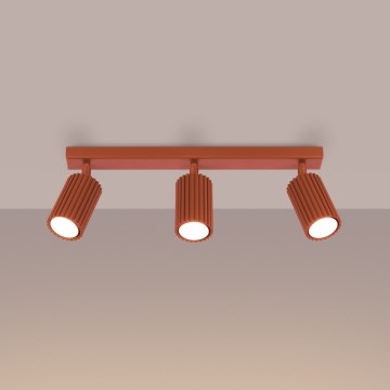 Brilagi - Spot LED CRESTO 3x GU10/10W/230V rouge