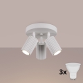 Brilagi - Spot LED CRESTO 3xGU10/10W/230V blanc
