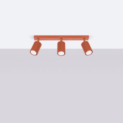 Brilagi - Spot LED CRESTO 3xGU10/10W/230V rouge