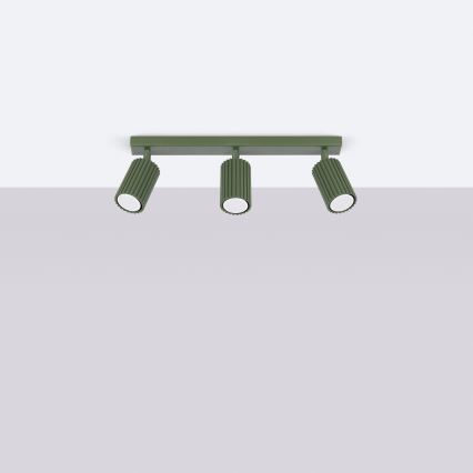 Brilagi - Spot LED CRESTO 3xGU10/10W/230V vert