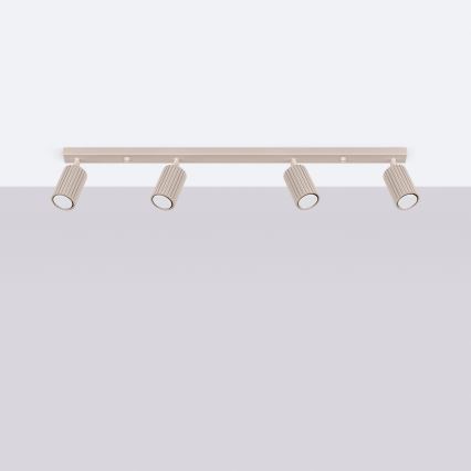 Brilagi - Spot LED CRESTO 4x GU10/10W/230V taupe