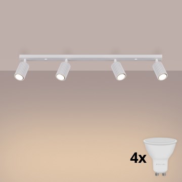 Brilagi - Spot LED CRESTO 4xGU10/10W/230V blanc