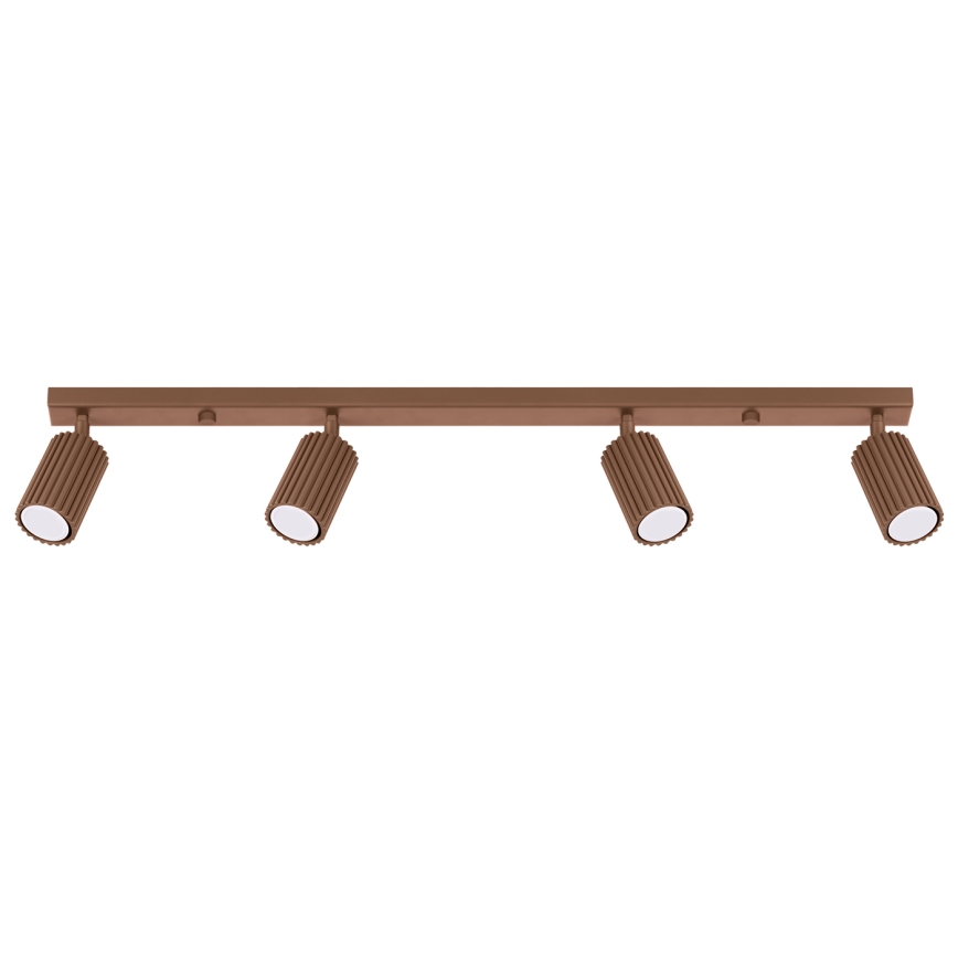 Brilagi - Spot LED CRESTO 4xGU10/10W/230V marron