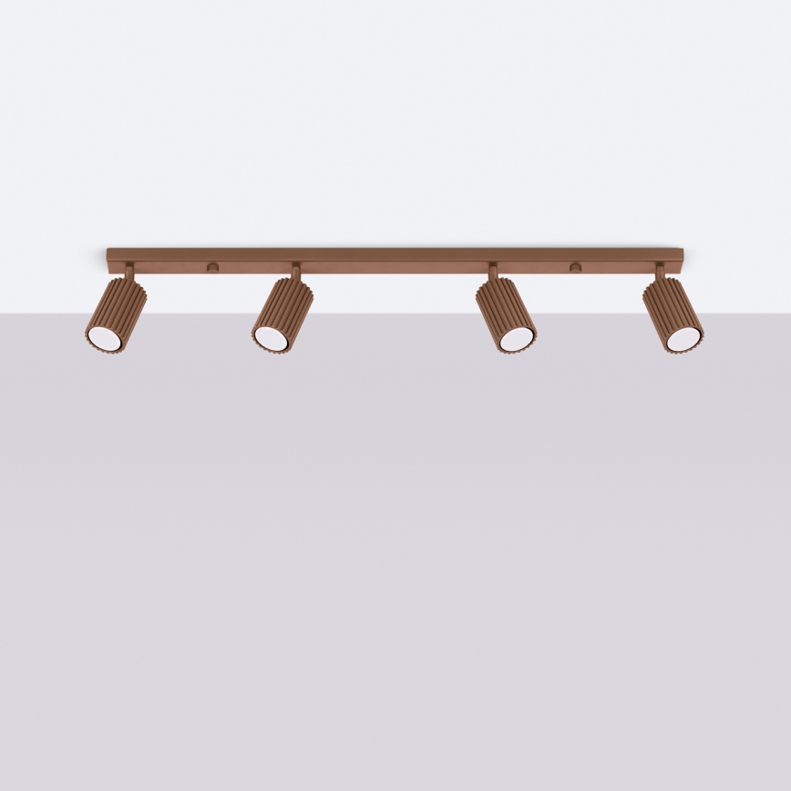 Brilagi - Spot LED CRESTO 4xGU10/10W/230V marron