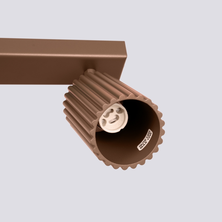 Brilagi - Spot LED CRESTO 4xGU10/10W/230V marron