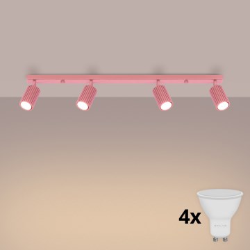 Brilagi - Spot LED CRESTO 4xGU10/10W/230V rose
