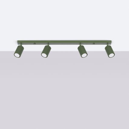 Brilagi - Spot LED CRESTO 4xGU10/10W/230V vert