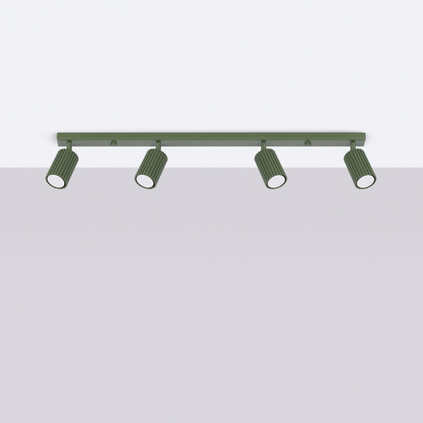 Brilagi - Spot LED CRESTO 4xGU10/10W/230V vert