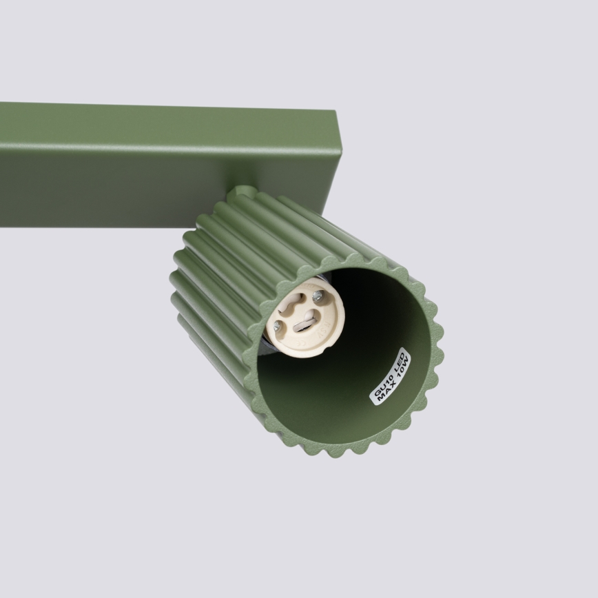 Brilagi - Spot LED CRESTO 4xGU10/10W/230V vert