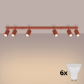 BRILAGI - Spot LED CRESTO 6xGU10/10W/230V orange