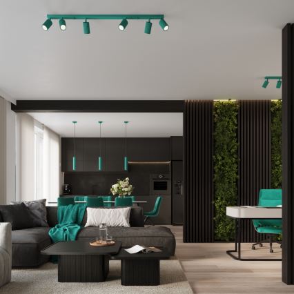 Brilagi - Spot LED CRESTO 6xGU10/10W/230V turquoise