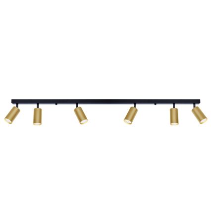 Brilagi - Spot LED dimmable SELE GOLDEN 6xGU10/6,5W/230V 2700-6500K noir/doré