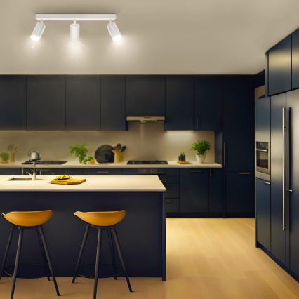 Brilagi - Spot LED RGBW dimmable SELE 3xGU10/4,8W/230V 3000K blanc + télécommande