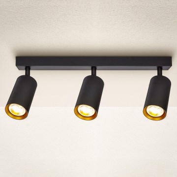 Brilagi - Spot LED dimmable SELE 3xGU10/6,5W/230V 2700-6500K noir/doré