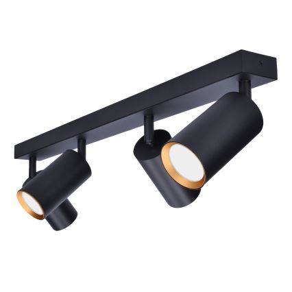 Brilagi - Spot LED RGBW à intensité variable SELE 4xGU10/6,5W/230V 2700-6500K noir/doré
