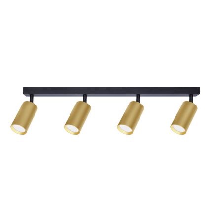 Brilagi - Spot LED RGBW dimmable SELE GOLDEN 4xGU10/6,5W/230V 2700-6500K noir/doré