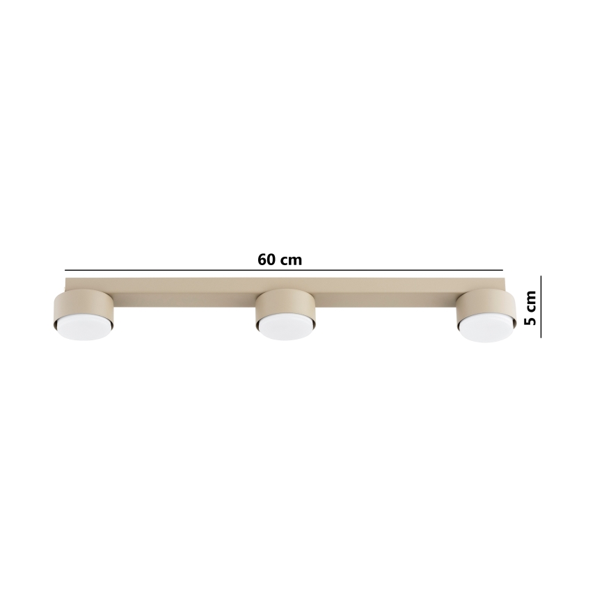 Brilagi - Spot LED encastrable MONO 3xGX53/30W/230V beige
