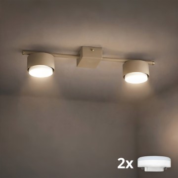 Brilagi - Spot LED MONO 2xGX53/13W/230V beige