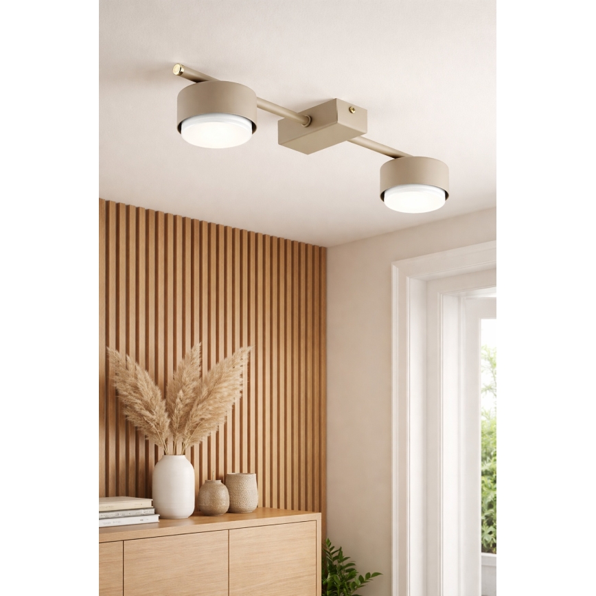 Brilagi - Spot LED MONO 2xGX53/30W/230V beige
