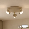 Brilagi - Spot LED MONO 3xGX53/30W/230V beige/doré