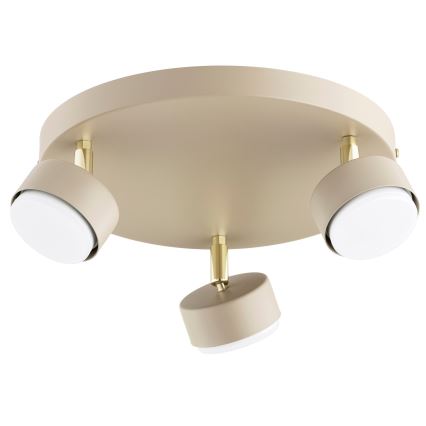 Brilagi - Spot LED MONO 3xGX53/30W/230V beige/doré