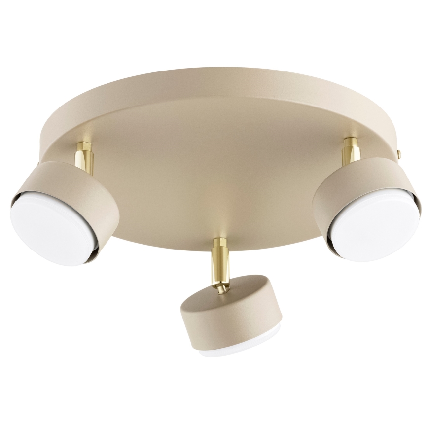Brilagi - Spot LED MONO 3xGX53/30W/230V beige/doré