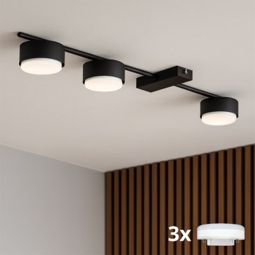 Brilagi - Spot LED MONO 3xGX53/30W/230V noir