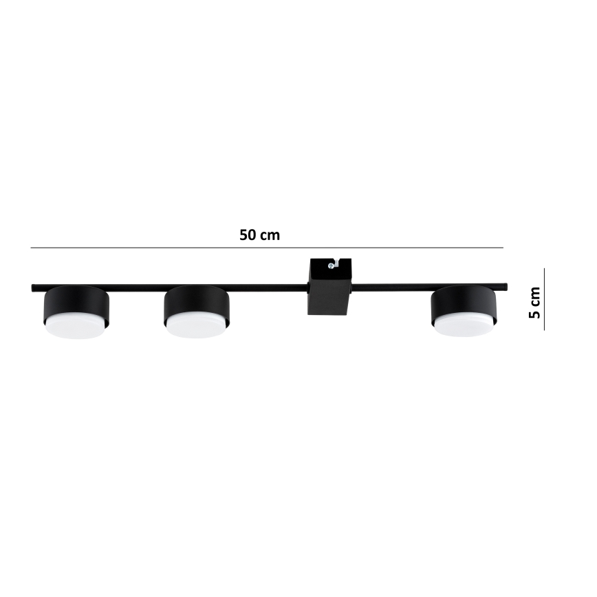 Brilagi - Spot LED MONO 3xGX53/30W/230V noir