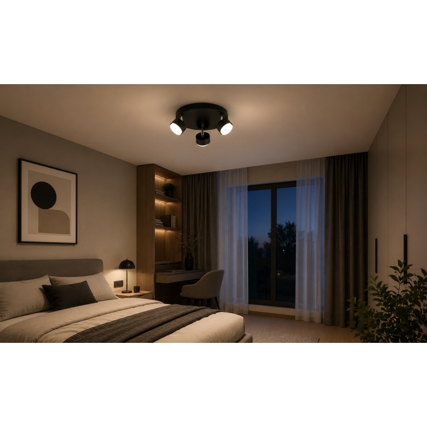 Brilagi - Spot LED MONO 3xGX53/30W/230V noir