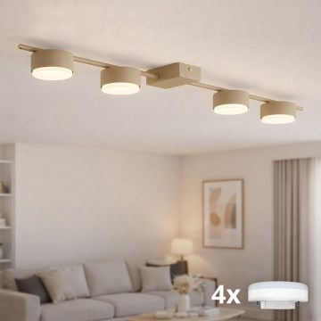 Brilagi - Spot LED MONO 4xGX53/13W/230V beige