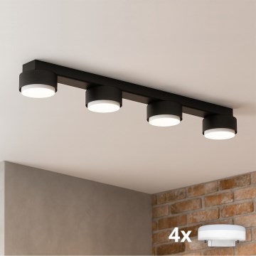 Brilagi - Spot LED MONO 4xGX53/13W/230V noir