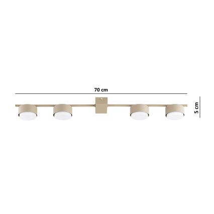 Brilagi - Spot LED MONO 4xGX53/30W/230V beige