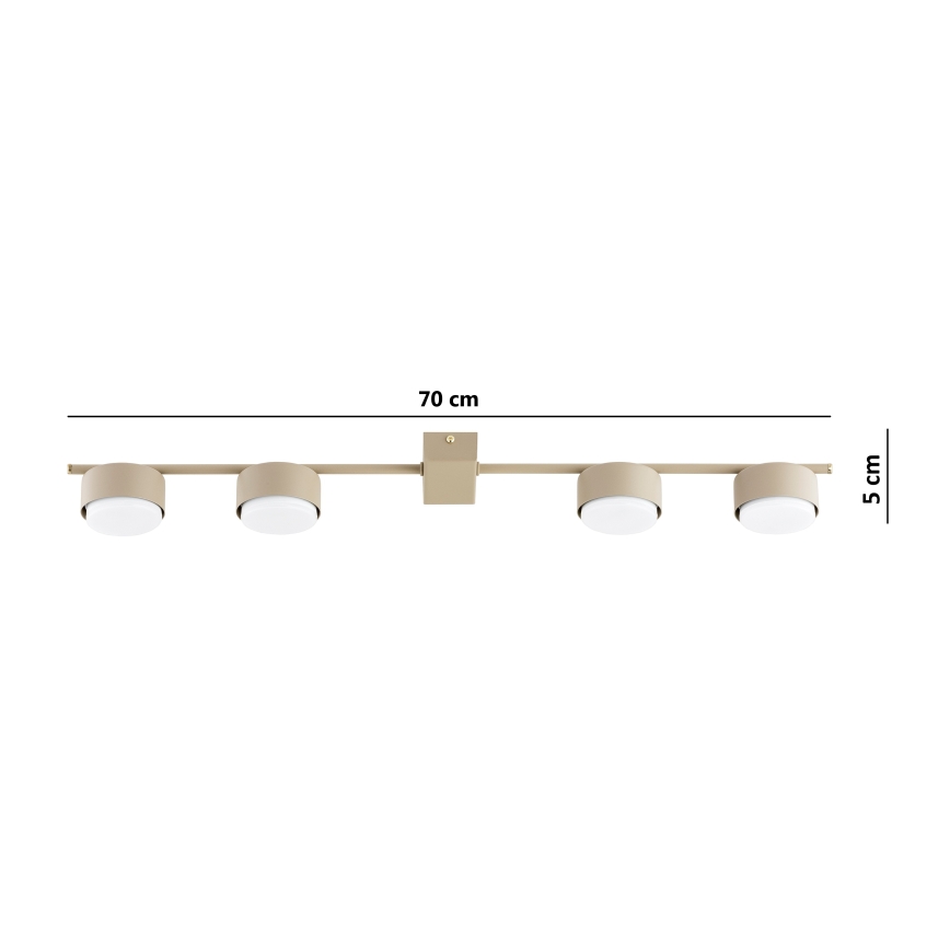 Brilagi - Spot LED MONO 4xGX53/30W/230V beige