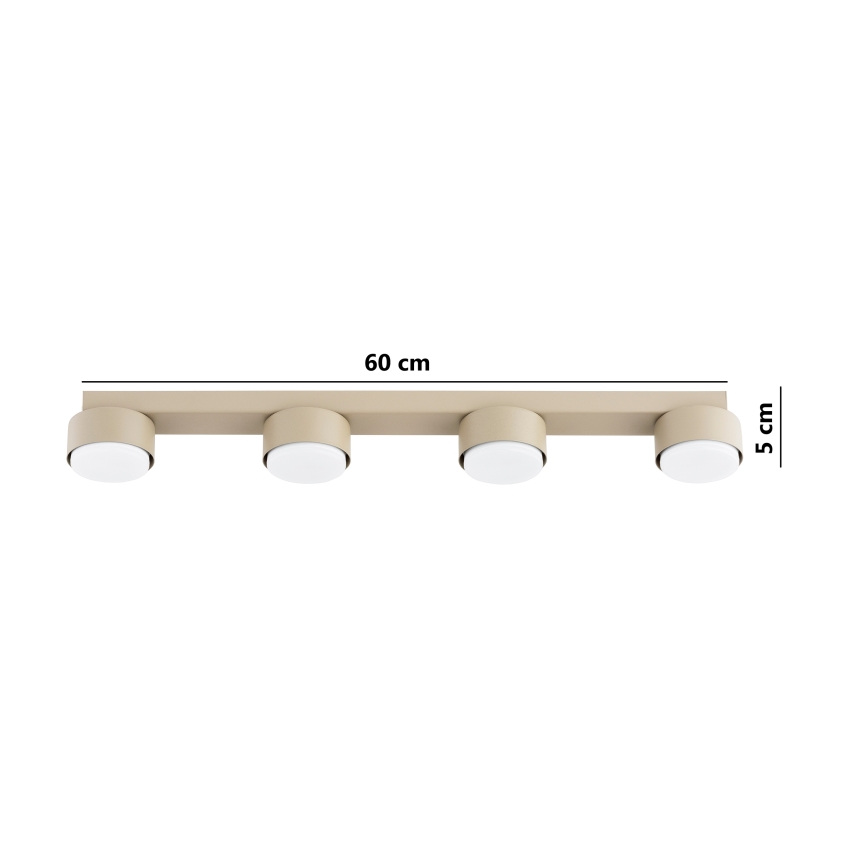 Brilagi - Spot LED MONO 4xGX53/30W/230V beige