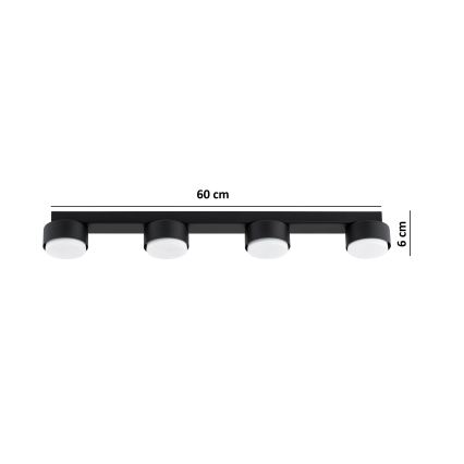 Brilagi - Spot LED MONO 4xGX53/30W/230V noir