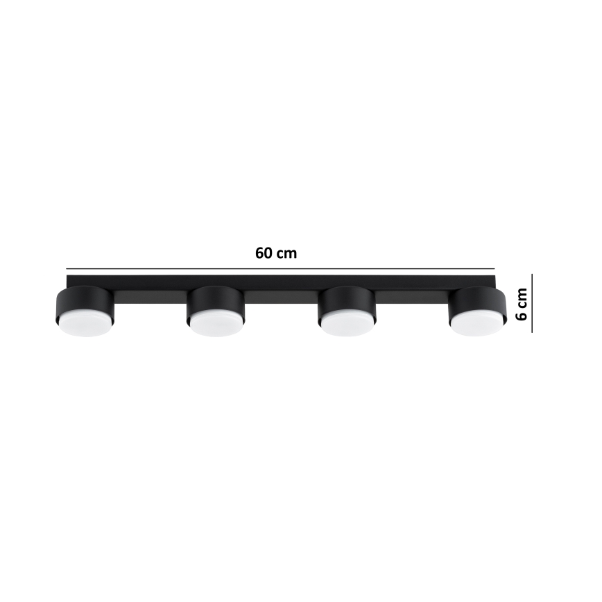 Brilagi - Spot LED MONO 4xGX53/30W/230V noir
