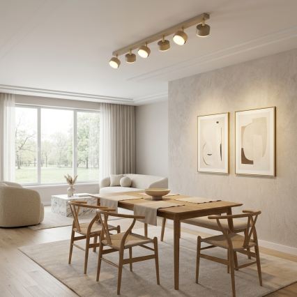 Brilagi - Spot LED MONO 6xGX53/30W/230V beige/doré