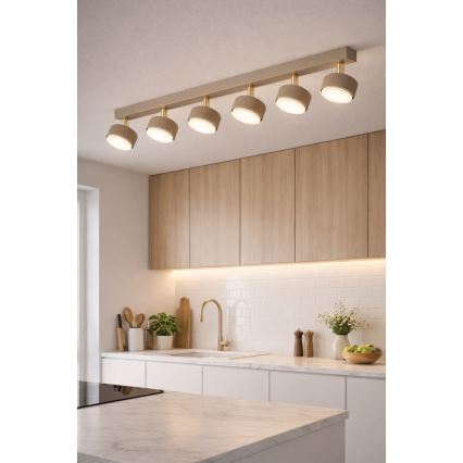 Brilagi - Spot LED MONO 6xGX53/30W/230V beige/doré