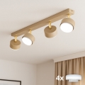 Brilagi - Spot LED RGB+CCT à intensité variable MONO 4xGX53/14W/230V 2700–6500K Wi‑Fi Tuya beige