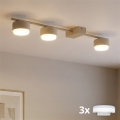 Brilagi - Spot LED RGB+CCT dimmable MONO 3xGX53/14W/230V 2700-6500K Wi-Fi Tuya beige